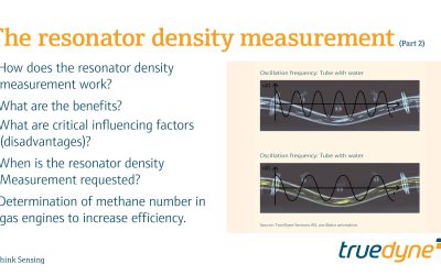 Part 2 – The resonator density measurement