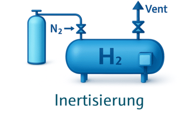 Wissens-Zwinker: Dichtemessung bei der Inertisierung